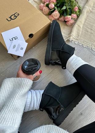 Угги угги угг Кроссовки Ugg Australia black metallic