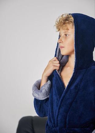 Теплый халат на мальчика 2