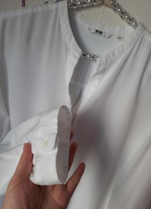 Руяшка блуза свободного кроя uniqlo вискоза10 фото