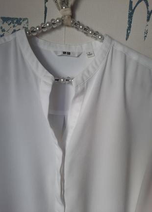 Руяшка блуза свободного кроя uniqlo вискоза9 фото