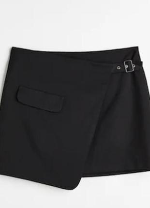 Трендова чорна міні-спідниця h&m