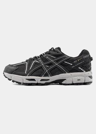 Водостойкие термо кроссовки asics gel-kahana 8 gore-tex black white
