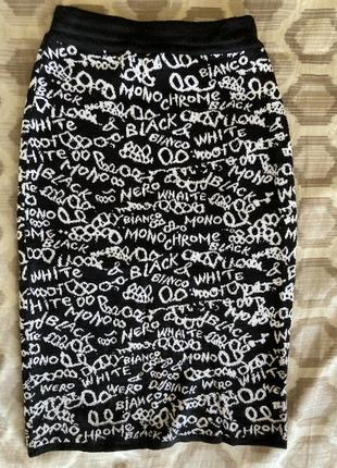 Трикотажная юбка3 фото