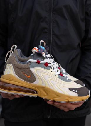 Чоловічі кросівки найк аір макс 270 / nike air max 270 react eng х travis scott