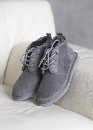 Зимние ботинки угги на шнуровке ugg neumel