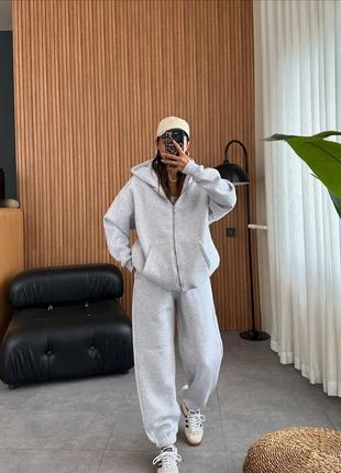 Костюм oversize : худі + джоггери