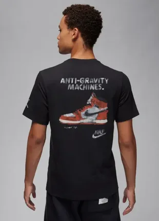 Оригинальный футболка jordan anti gravity tee black fd7029-010 новая