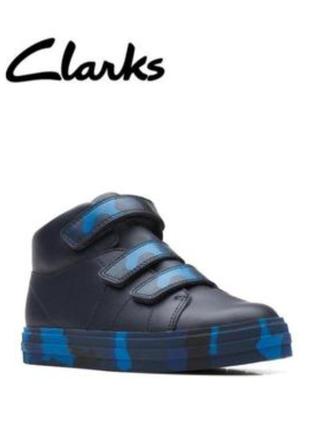 Сапоги деми ботинки clarks р.29 натуральная кожа