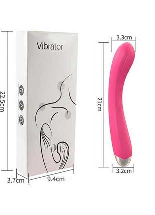 Гибкий ребристый вибратор "melo" - черный