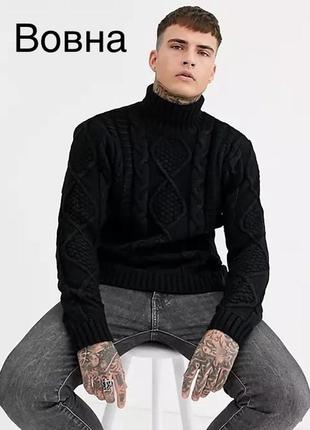 Легкий вязаний вовняний светр кофта джемпер asos