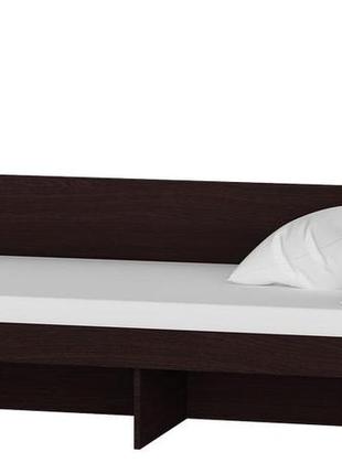 Односпальне ліжко еверест соната-800 (без ящиків) 80х190 см венге темний (dtm-2110)
