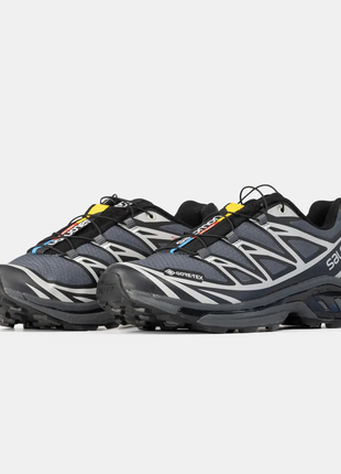 Кросівки salomon xt-6 gtx grey/black gore-tex