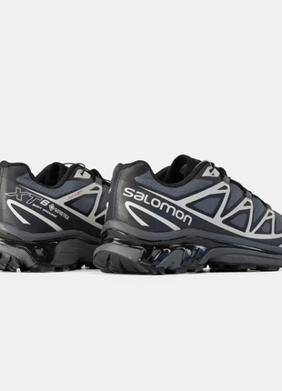 Кросовки salomon xt-6 gtx grey/black gore-tex5 фото