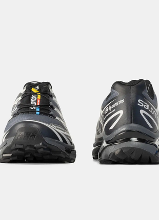 Кросовки salomon xt-6 gtx grey/black gore-tex6 фото