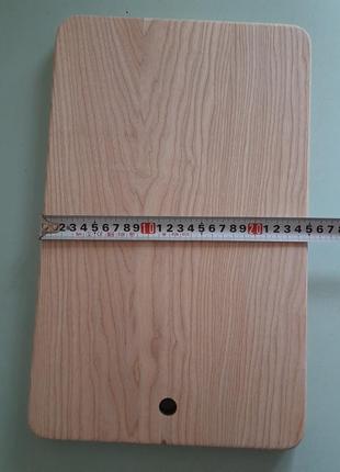 Дошка кухонна дерев'яна з ясена 40×25см., товщина 2,5см