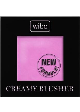 Кремовые румяна wibo cream blusher, 1