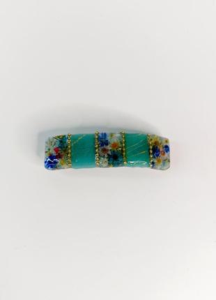 Заколка цветок