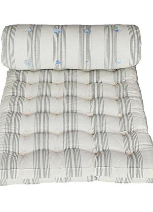 Ватный матрас тик двойной 140х190 см.