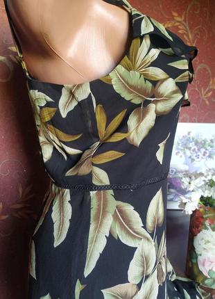 Сукня міді з рослинним принтом від oasis6 фото