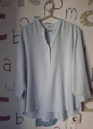 Руюашка блуза вільного крою uniqlo віскоза5 фото