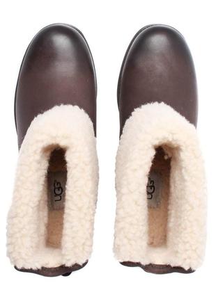Водонепроникні шкіряні чоботи з овчиною ugg aldon 38,0-38,56 фото