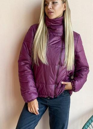 Куртка жіноча демісезонна плащівка 42/44, 44/46