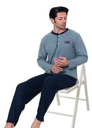 Пижама мужская хлопок теплая с51519 m