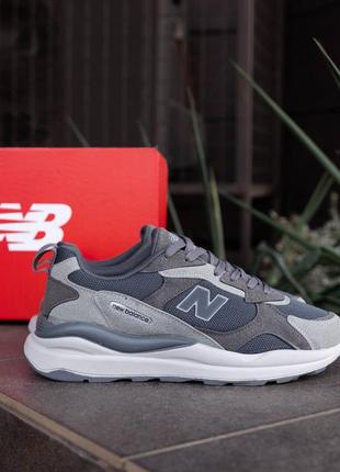 Чоловічі кросівки нью беланс сірі new balance running silver7 фото