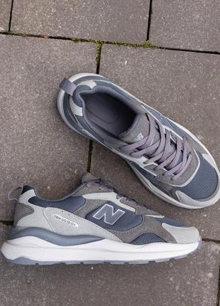 Чоловічі кросівки нью беланс сірі new balance running silver9 фото