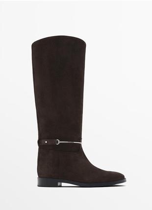 Женские сапоги massimo dutti