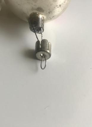 Елочная игрушка чайник ссср советская чайничек подарок ялинкова прикраса подвес подвесная