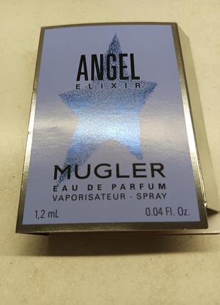 Пробник mugler angel elixir parfum 1.2 ml оригінал