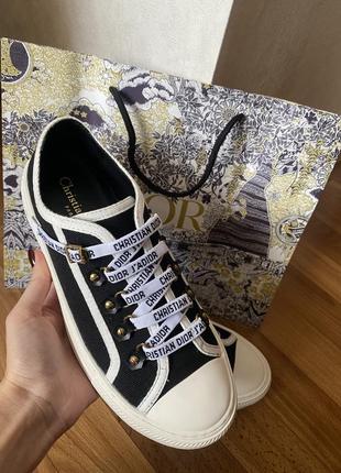 Чорні кеди dior 38р