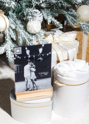 Фото на склі із "живим фото" 15 на 21см