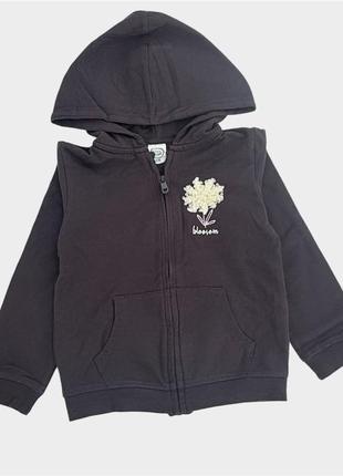 Кофта з капюшоном "bloosom", двунитка "cool club" (116 см) (кофти)
