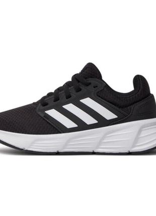 Женские беговые кроссовки черного цвета adidas galaxy 6 gw3847