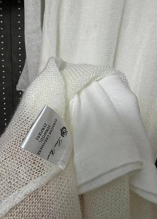 Сукня 2ка кашемір шерсть в стилі loro piana вязка біла