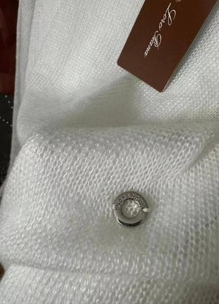 Сукня 2ка кашемір шерсть в стилі loro piana вязка біла