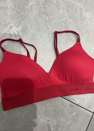 Безшовний бюстгальтер victoria's secret pink