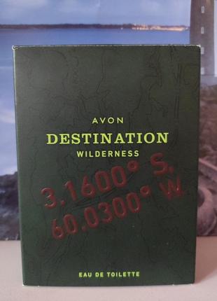 Туалетна вода destination wilderness avon, 75 мл