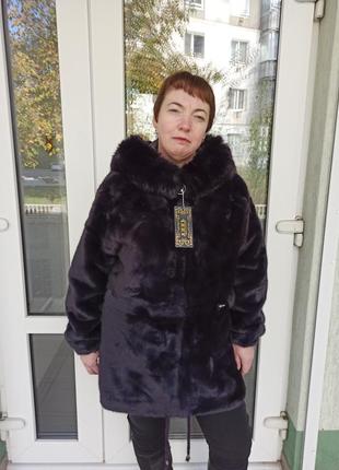 Шубка хіноча з штучного хутра еко-шуба