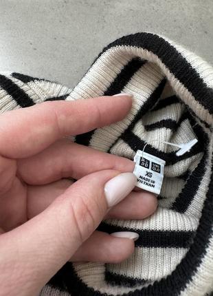 Uniqlo женский гольф свитер джемпер из шерсти оригинал р. xs