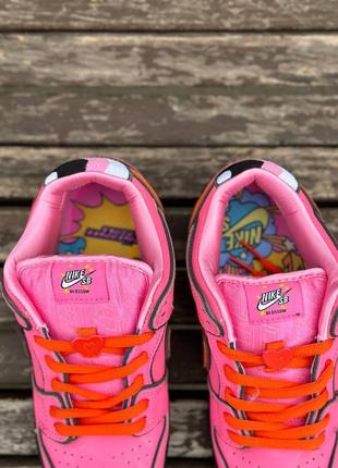 Sb dunk low "powerpuff girls - blossom"10 фото