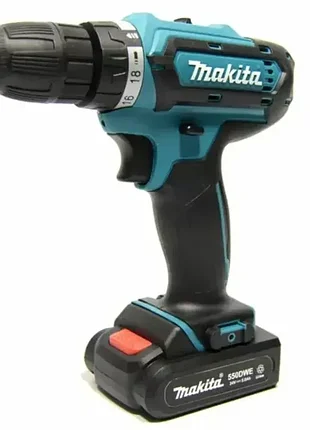 Шуруповерт makita 331 dwe (24v, 5.0ah) з набором инструментів, запасний аккумулятор