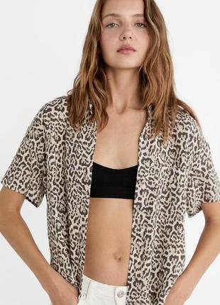 Леопардовий костюм stradivarius