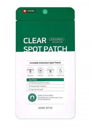 Антибактериальные патчи против прыщей some by mi 30 days miracle clear spot patch