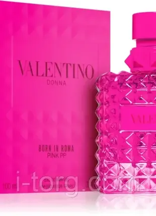 Парфюм женский valentino born in roma donna pink pp, 80 мл. (premium)