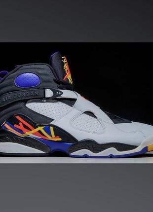 Кросівки "rick ross air jordan 8 retro" - three peat sneakers"