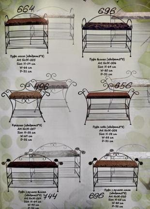 Полка кована маленька. етажерка