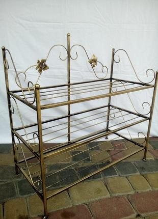 Полка кована маленька. етажерка